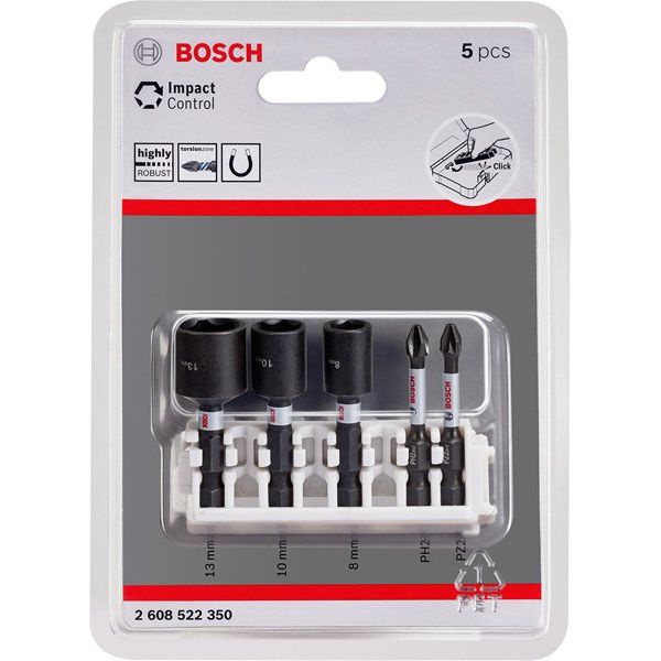 Bosch - Werkzeugset PRO Impact Set mit 2608522350 Steckschlüsseln