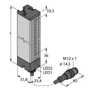 Turck - Lichtvorhang Opto Sensor LX3RQ Lichtvorhang − 1 Stück