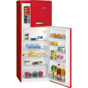 Bomann DA - Kühlschrank Retro-Doppeltür-Kühlgerät DTR 353.1 rt 55cm,208L