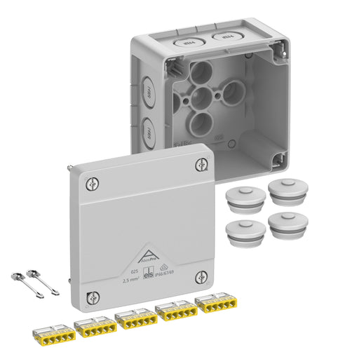Spelsberg - Dose, Gehäuse für Montage auf der Wand/Decke Abzweigkasten Abox Pro 025-2,5²