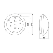 BEG Brück Electronic - Decken-/Wandleuchte Wand-u.Deckenleuchte L1