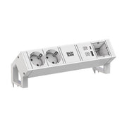 Bachmann - Multi-Tischsteckdose Steckdosenleiste 902.3213 DESK2 white 2xCEE7/3