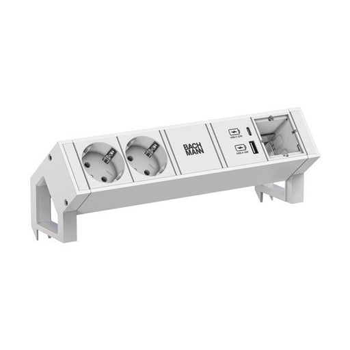 Bachmann - Multi-Tischsteckdose Steckdosenleiste 902.3213 DESK2 white 2xCEE7/3