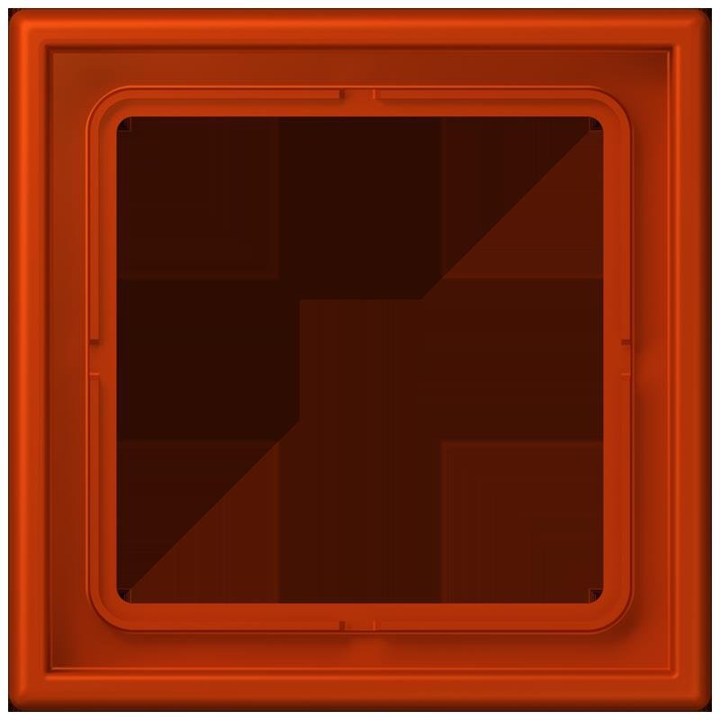 Jung - Abdeckrahmen Rahmen 1-fach LC 981 244 rouge vermillon 59