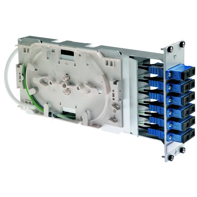 Telegärtner - Moduleinsatz für Patchpanel LWL Modul 3HE/7TE 100022607 m. 6xLCD Kuppl
