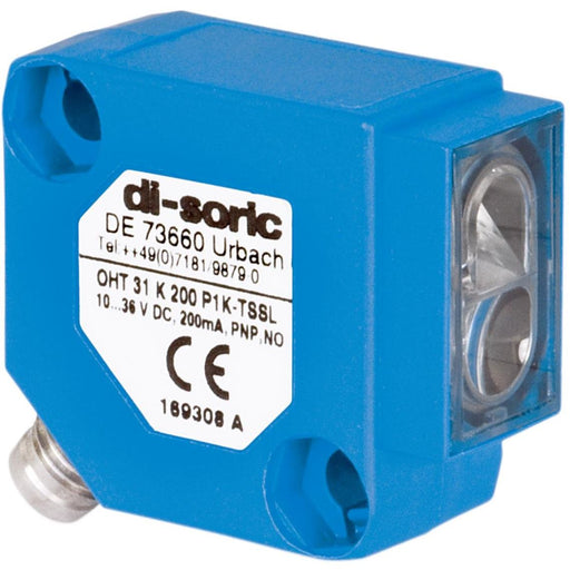 Di-soric - Lichttaster mit Hintergrundausblendung Reflexionslichtaster OHT 31 K 200P2K-TSSL