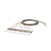 Metz Connect - LWL-Pigtail OpDAT Pigtail E2000-PC 150N1MO0020E OM 4, 12 Farben − 12 Stück