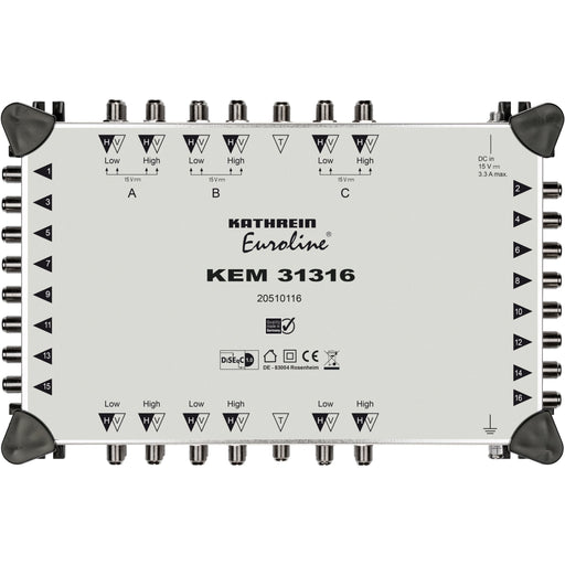 Kathrein - Multischalter KEM 31316 13 auf 16 kaskadierb