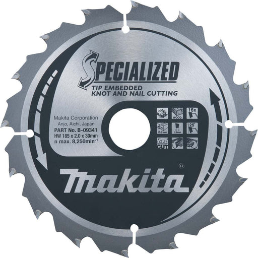Makita - Kreissägeblatt Sägeblatt Specialized B-33093 165x20x24Z