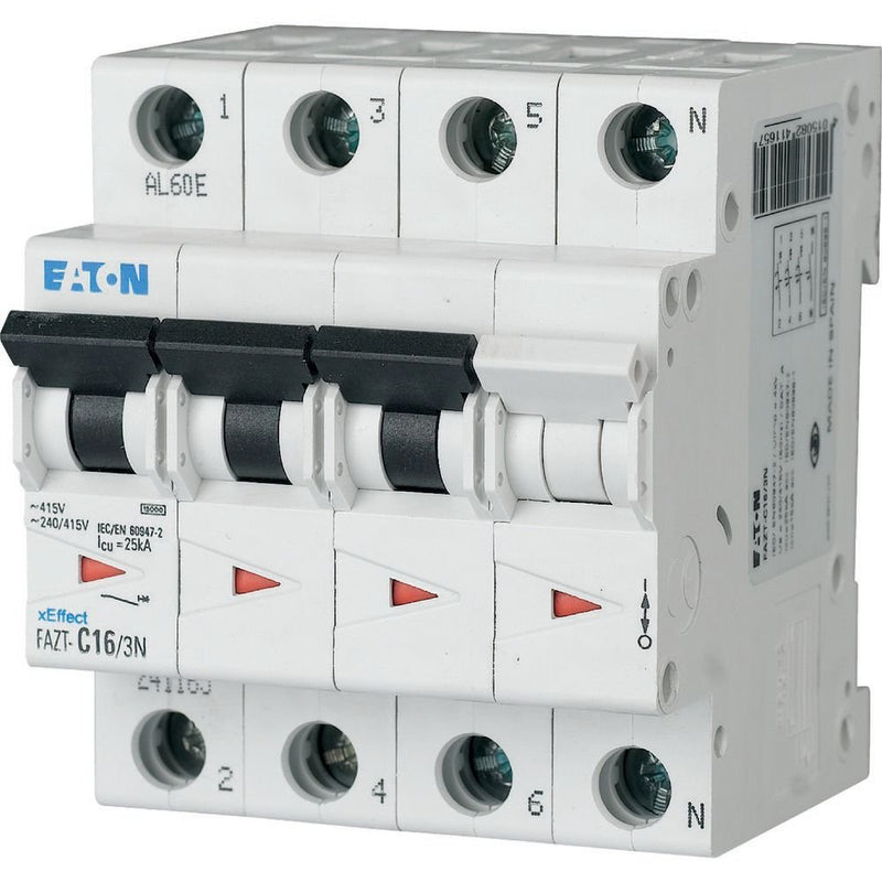 Eaton - Leitungsschutzschalter 3p. FAZT-D32/3N 32A Charakt.: D