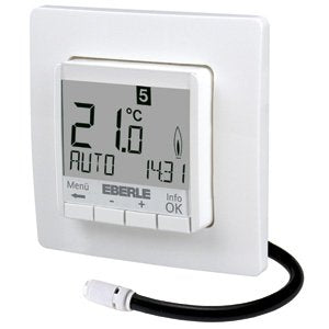 Eberle Controls - Raumthermostat/Uhrenthermostat UP-Uhrenthermostat FIT 3 L / weiß