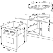 Amica - Herd EB-Herdset EHC 933 041 E FineDesign,60cm