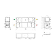 Maico - Lüftungsgerät mit Wärmerückgewinnung gewerblich Kompaktgerät MV4516VRMode RLT1600MV4516VR5 1600cbm/h/re/verti