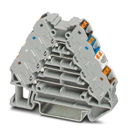 Phoenix Contact - Durchgangs-Reihenklemme Rangierverteiler PTRV 4 /SENSOR 4POL − 10 Stück