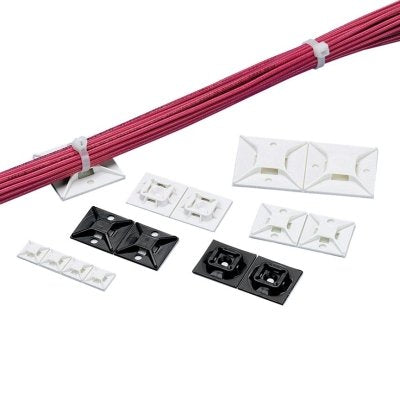 Panduit - Befestigungssockel und -element für Kabelbinder Kabelbinderbefestigung ABM112-AT-D0 28,6x28,6mm NY6.6 − 1000 Stück