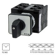 Eaton - Lastschalter Umschalter T3 32A Einbau T3-4-90/E rastend o. 0-Stell