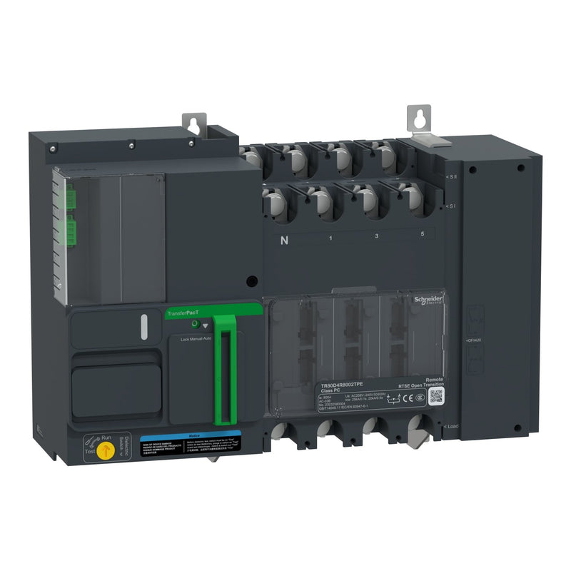 Schneider Electric - Lastschalter Tr80, 800A 4P TR80D4R8002TPE Ferngesteuert 230V