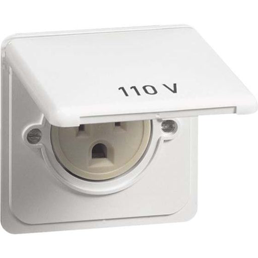 Peha - Schalter-/Steckdosenkombination US NEMA-Steckdose D806670/20 US K WU W 20A 125V, weiß