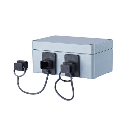 Metz Connect - Kommunikationsanschlussdose Kupfer Industrie Anschlussdose EDATInd IP672pV4 2 Port gerade