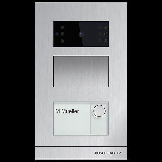 Busch-Jaeger - Türstation für Türkommunikation Außenstation Video Mini UP H81366P1-A-03 1-fach