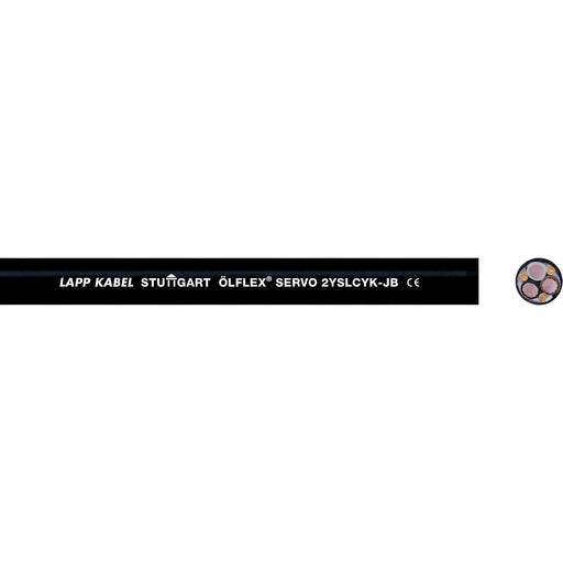 Lapp Kabel&Leitung - Energiekabel >= 1 kV, für ortsveränderlichen Einsatz ÖLFLEX SERVO 2YSLCYK-JB 0036451 3X150+3G25 BK