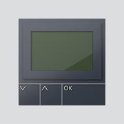 Siedle&Söhne - Funktionsmodul für Türkommunikation Display-Ruf-Modul DRM 612-02 AG anthrazitgrau