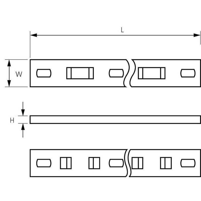 HellermannTyton - Befestigungssockel und -element für Kabelbinder Kabelleiste MP4M3-N66-NA − 100 Stück