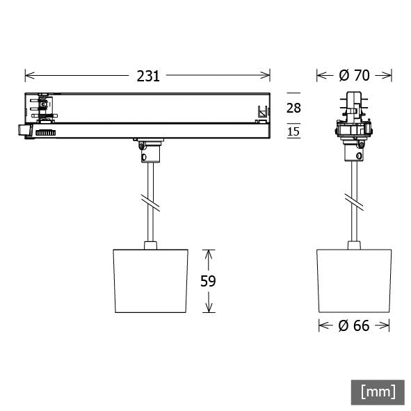 LTS Licht&Leuchten - Pendelleuchte LED-Pendelleuchte ORYOP101.10.927.45ws 2700K