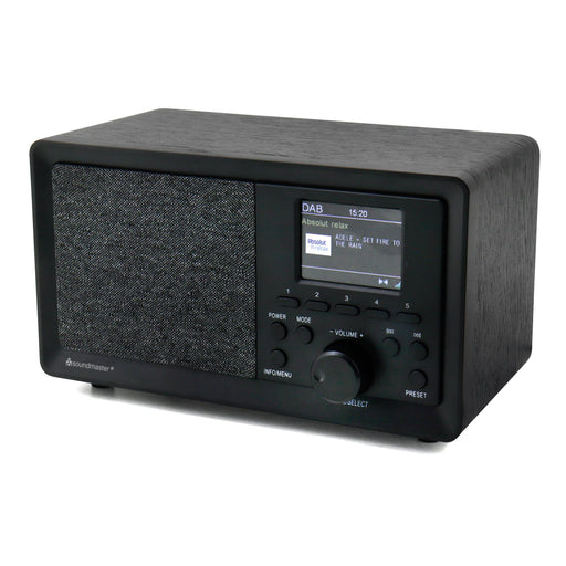 Soundmaster - Radio DAB+/UKW RDS Radio DAB350SW sw Farbdisplay