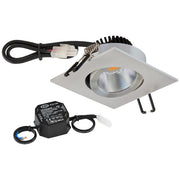 EVN Lichttechnik - Downlight/Strahler/Flutlicht LED-Deckeneinbauleuchte PC24N91402 alu 3000K 230V IP20