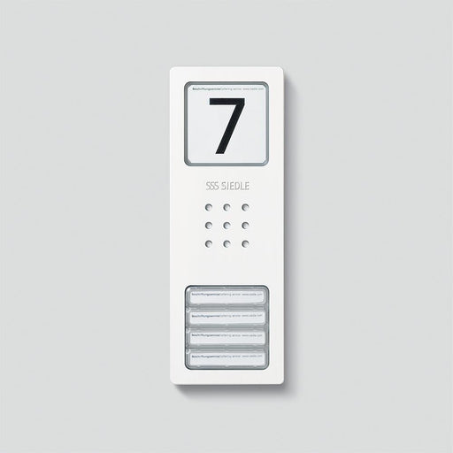 Siedle&Söhne - Zubehör/Ersatzteile für Türkommunikation Gehäuse-Oberteil CA 812-4/CA 850-4 W Signalweiß
