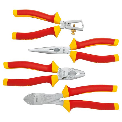 Klauke - Werkzeugset VDE- Zangen-Set Elektro KL304IS 4-teilig