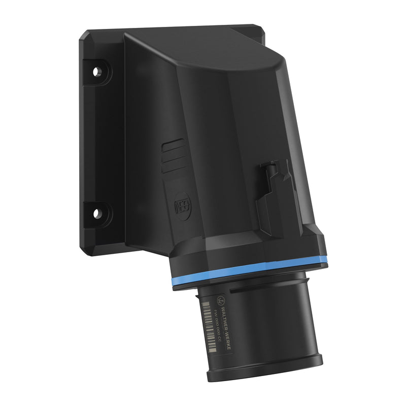 Walther Werke - CEE-Gerätestecker (IEC 60309) CEE NEO Anbaugerätestecker FW731409CC schräg 32A 4P 9h