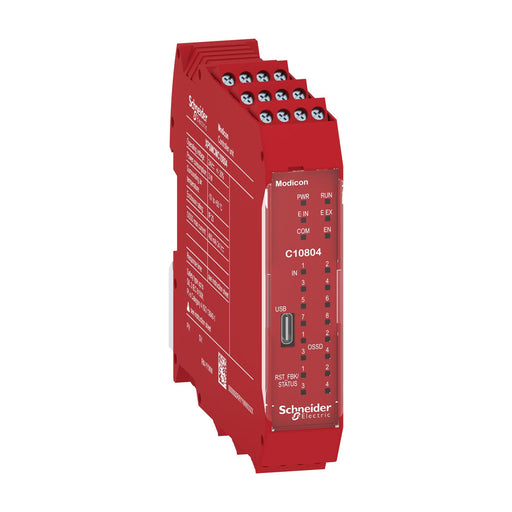 Schneider Electric - Gerät zur Überwachung von sicherheitsgerichteten Stromkreisen CPU modularer Sicherheits- XPSMCMC10804 controller Modicon