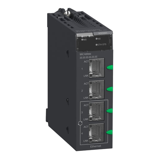 Schneider Electric - SPS-Kommunikations-Modul Ethernet-Modul BMXNOC0401 4xRJ45 10/100