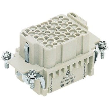 Harting - Kontakteinsatz für Rechtecksteckverbinder Steckverbinder-Einsatz 09162423101 Han 42DD-HMC-F-c