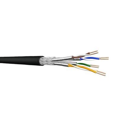 Draka Comteq (DNT) - Daten- und Kommunikationskabel UC1500 SS22 PE Kat.7A sw 60089979-PE-T1000 4P S/FTP