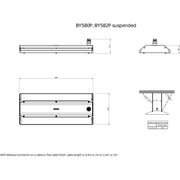 Philips Lighting - Hallen-Reflektorleuchte LED-Hallenleuchte BY580P 170 #59435700 4000K, DIA