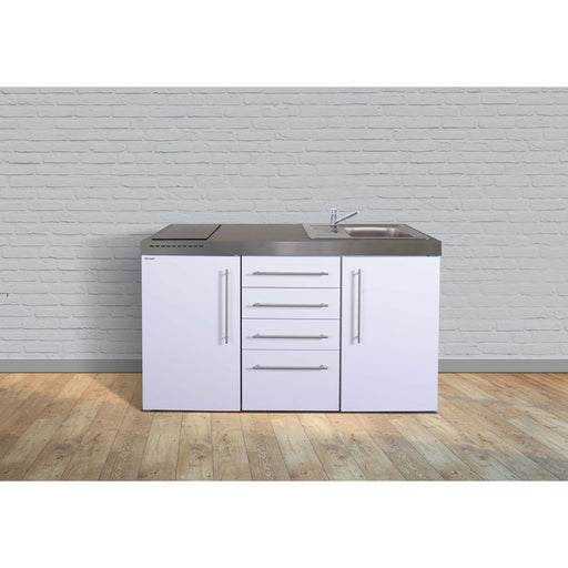 Stengel - Mini-Küche Miniküche Premiumline MPS4ES150KSGKFliBre Edelstahl