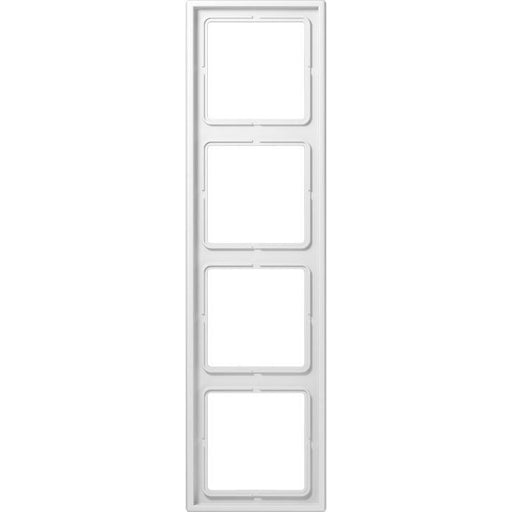 Jung - Abdeckrahmen Rahmen 4-fach aws LS 984 WW waage/senkrecht