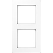 Jung - Abdeckrahmen Rahmen 2-fach AF 582 BF WW waage/senkrecht