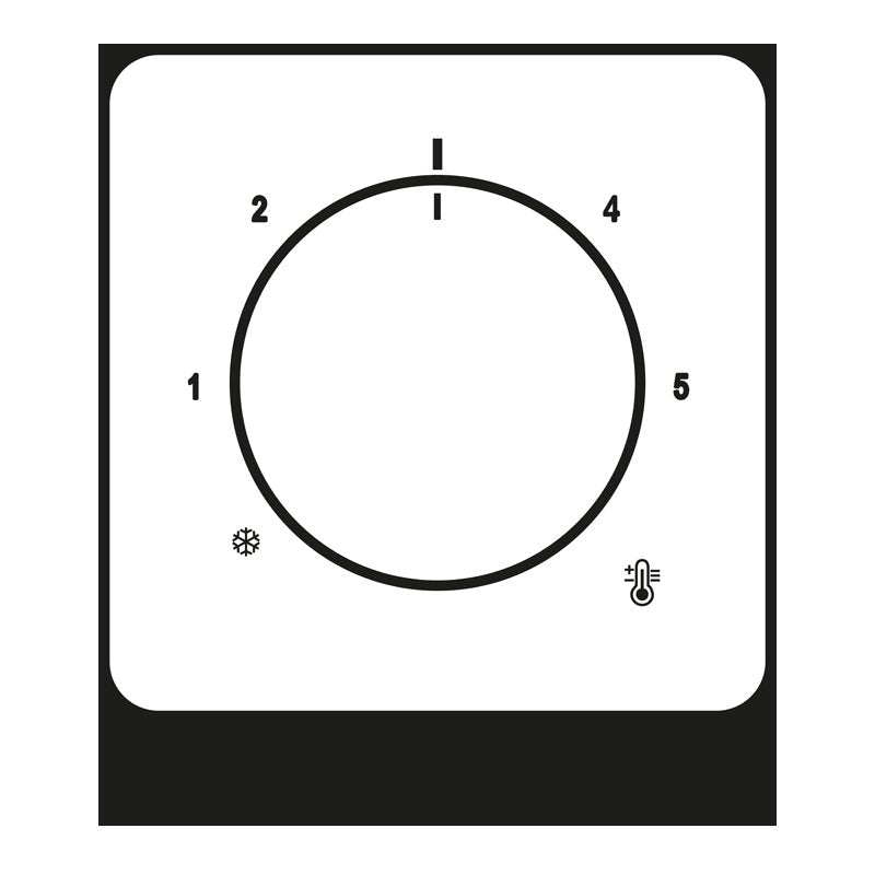 Jung - Abdeckung/Bedienelement für Installationsschalterprogramme Abdeckung CD 1749 BF PT für Raumtemp.Regler