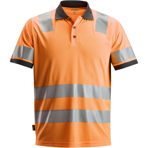 Snickers Workwear - Poloshirt AW HV Poloshirt, Klasse 2 27305500003 Gr.XS signalorange