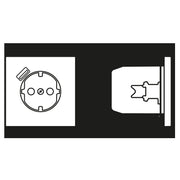 Jung - Steckdose SCHUKO Steckdose LC 1520-18 A 220 vert 31 (32051)