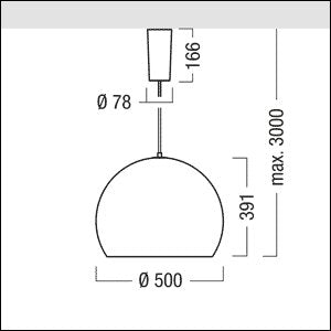 Zumtobel Group - Pendelleuchte LED - Pendelleuchte SCON - S AC  #60510307 3000K
