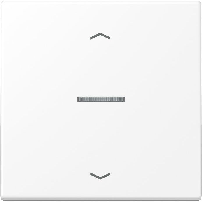 Jung - Abdeckung/Bedienelement für Installationsschalterprogramme Wippe mit Lichtleiter LS 101 KO5P WWM schneeweiß matt