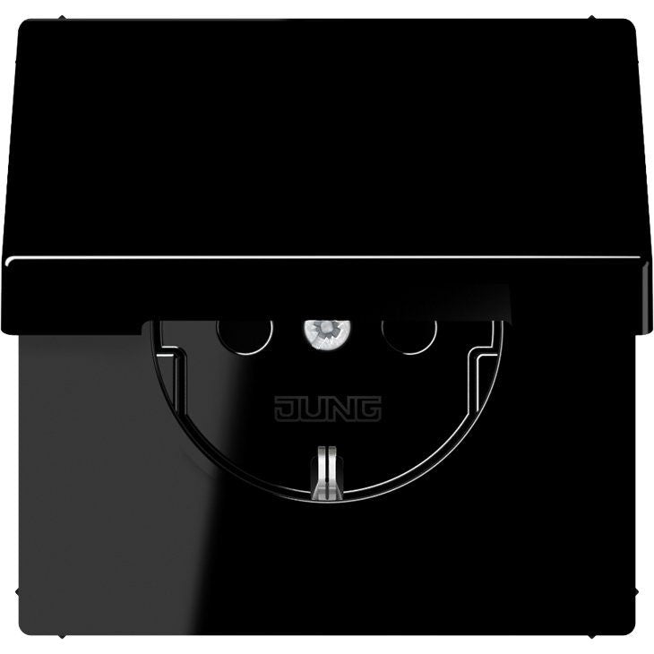 Jung - Steckdose SCHUKO Steckdose LS 1521 KL SW 16A 250V, schwarz