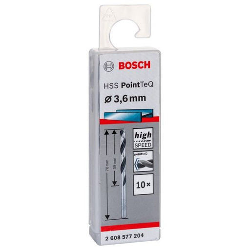 Bosch - Bohrer Metallspiralbohrer HSS 2608577204 PointTeQ DIN 338 3,6