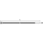HellermannTyton - Kabelbinder Wiederöffnungsband RLT150-N66-BK-L1 − 50 Stück