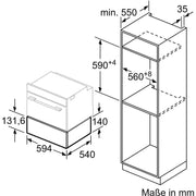 Constructa-Neff - Geschirrwärmer Wärmeschublade N1AHA01G0 grifflos,238L
